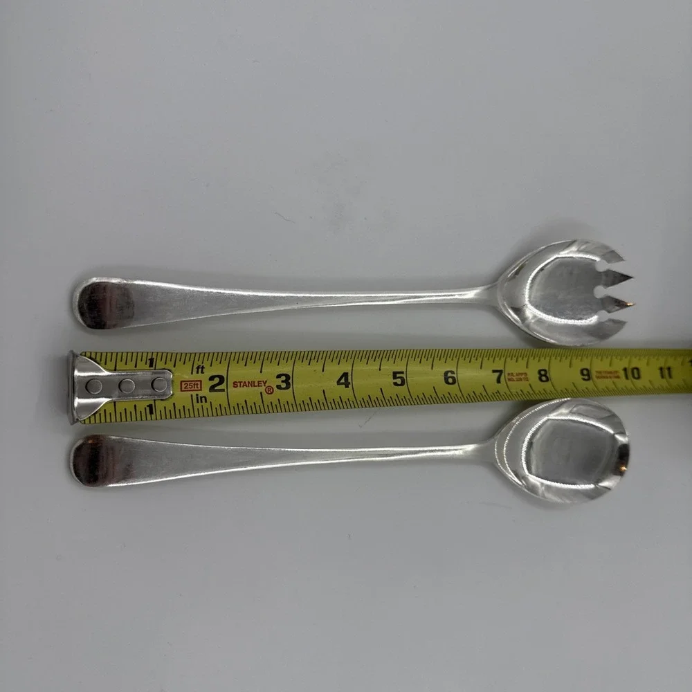 Masterpiece Japan‎ Vintage Silver plated Salad Serving Fork And Spoon